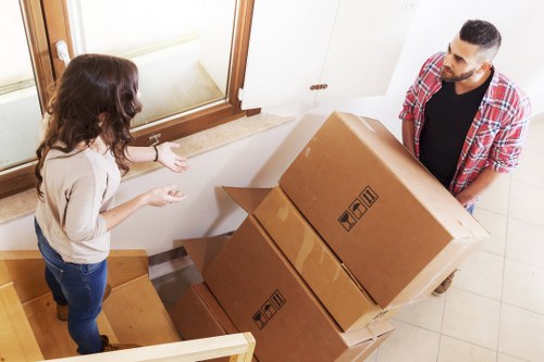 Removal van used for home and office moves in Islington