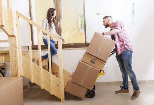 Waste and unwanted items arranged for lawful disposal